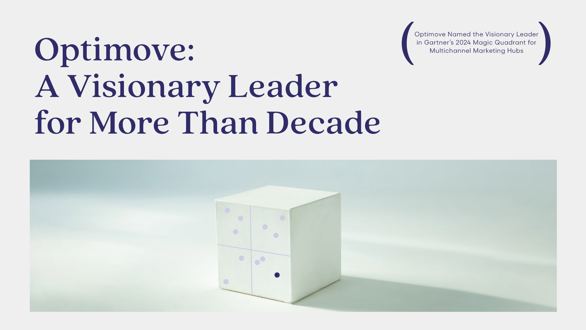 A Optimove foi nomeada Visionária no Quadrante Mágico™ 2025 da Gartner para Centros de Marketing Multicanal pelo segundo ano consecutivo.